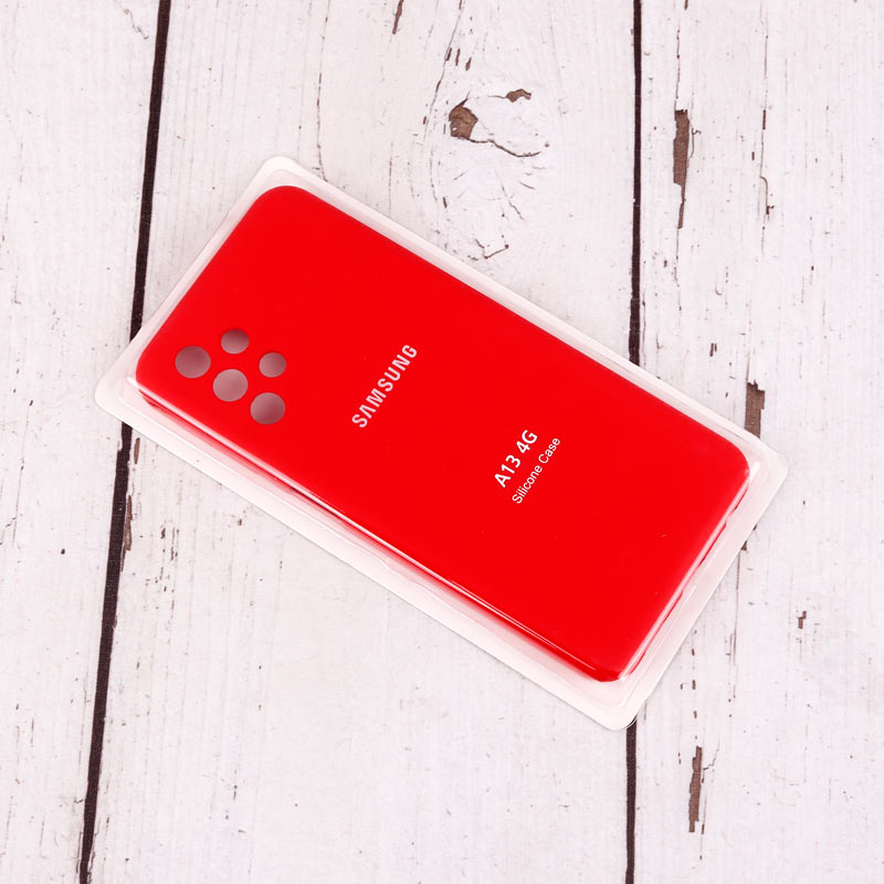 قاب سیلیکونی اصلی زیربسته سامسونگ Galaxy A13 4G محافظ لنزدار