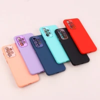 قاب طرح سیلیکونی محافظ لنزدار براق Samsung Galaxy A33 5G