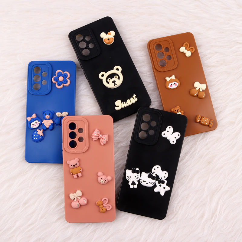 قاب فانتزی عروسکی Pro Camera محافظ لنزدار Samsung Galaxy A53 5G