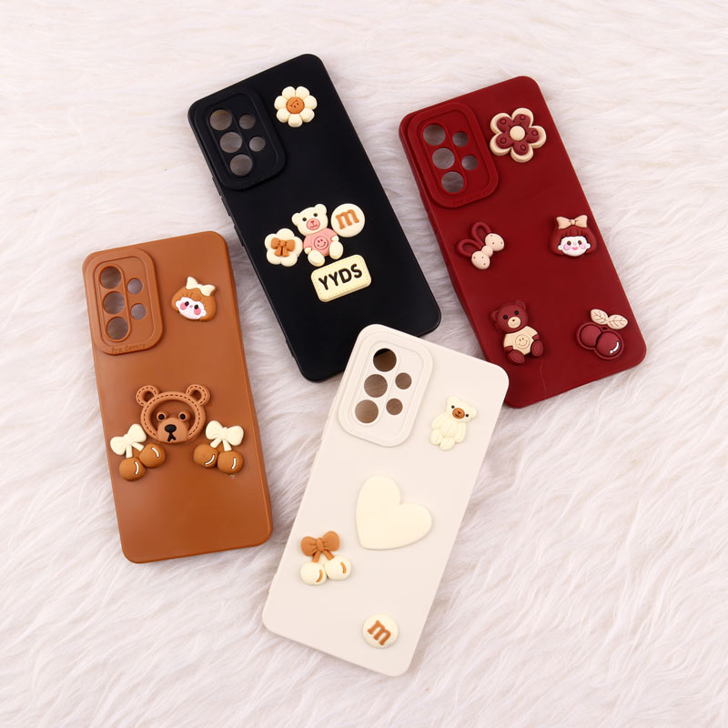 قاب فانتزی عروسکی Pro Camera محافظ لنزدار Samsung Galaxy A53 5G