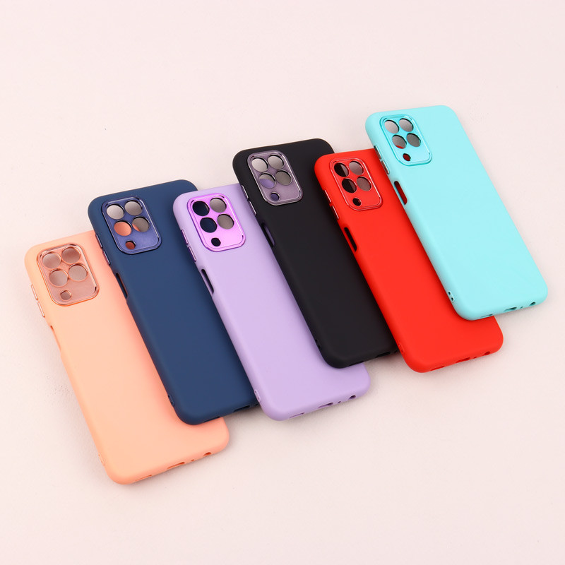 قاب طرح سیلیکونی محافظ لنزدار براق Samsung Galaxy M33