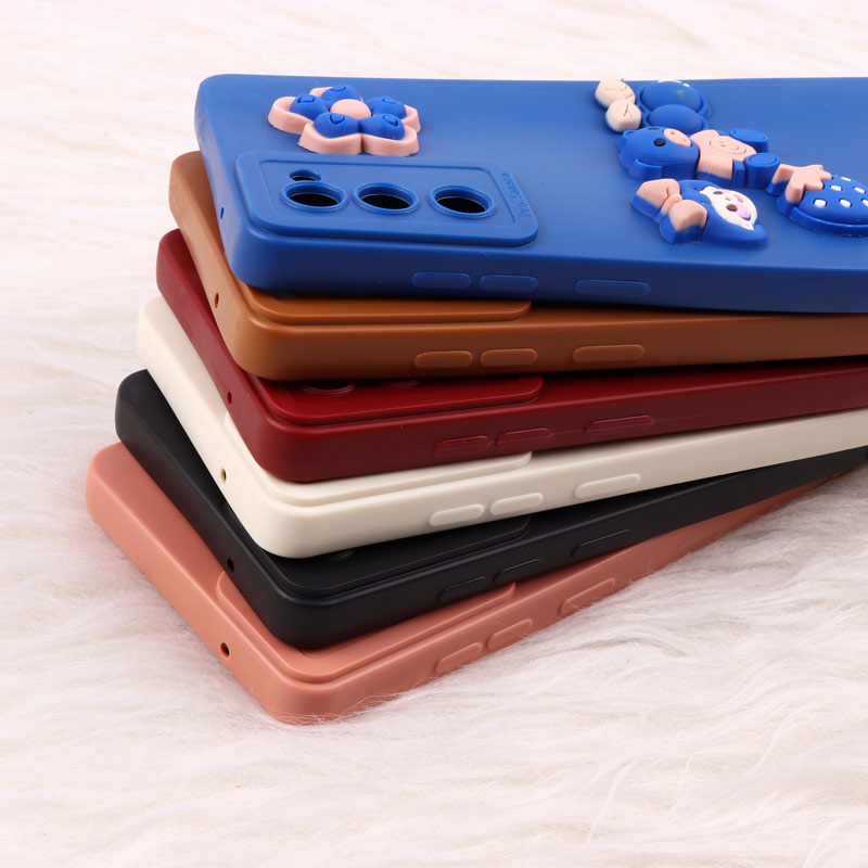 قاب فانتزی عروسکی Pro Camera محافظ لنزدار Samsung Galaxy S20 FE
