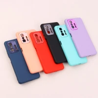 قاب طرح سیلیکونی محافظ لنزدار براق Xiaomi 11T / 11T Pro