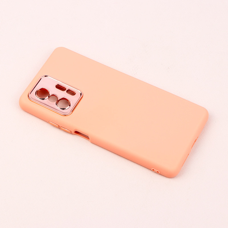 قاب طرح سیلیکونی محافظ لنزدار براق Xiaomi 11T / 11T Pro