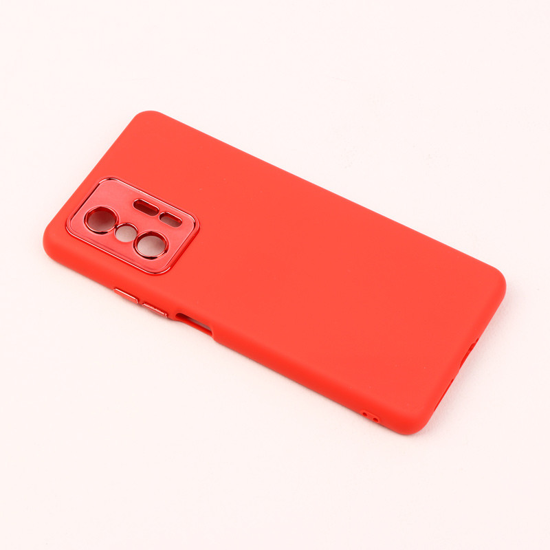 قاب طرح سیلیکونی محافظ لنزدار براق Xiaomi 11T / 11T Pro