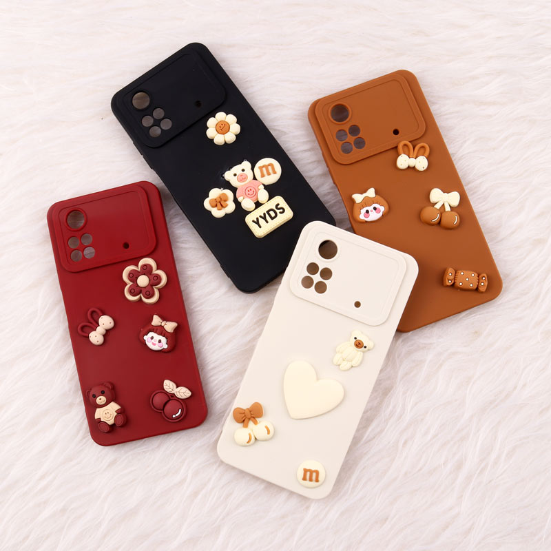 قاب فانتزی عروسکی Pro Camera محافظ لنزدار Xiaomi Poco M4 Pro
