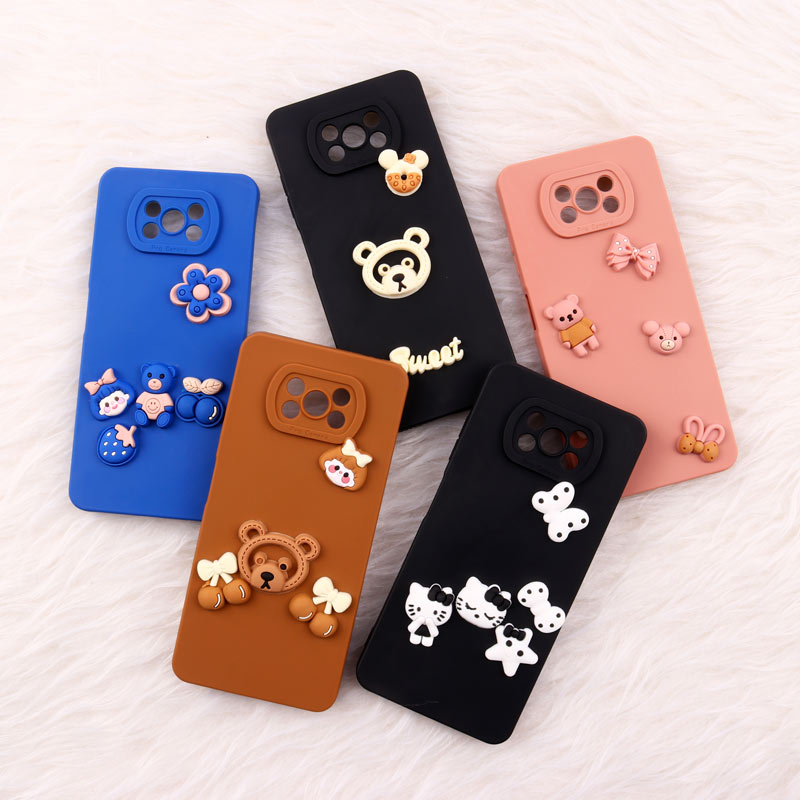قاب فانتزی عروسکی Pro Camera محافظ لنزدار Xiaomi Poco X3