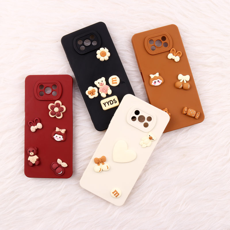قاب فانتزی عروسکی Pro Camera محافظ لنزدار Xiaomi Poco X3