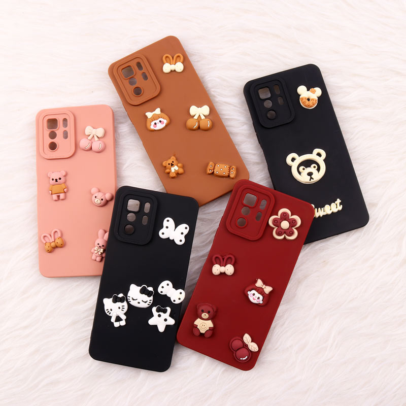قاب فانتزی عروسکی Pro Camera محافظ لنزدار Xiaomi Poco X3 GT