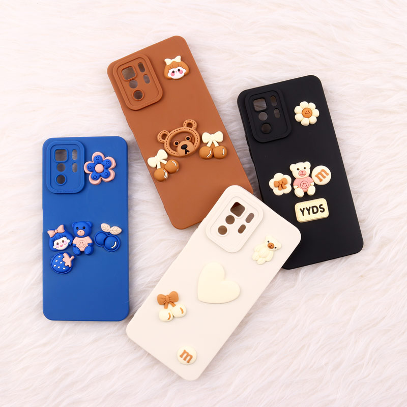 قاب فانتزی عروسکی Pro Camera محافظ لنزدار Xiaomi Poco X3 GT