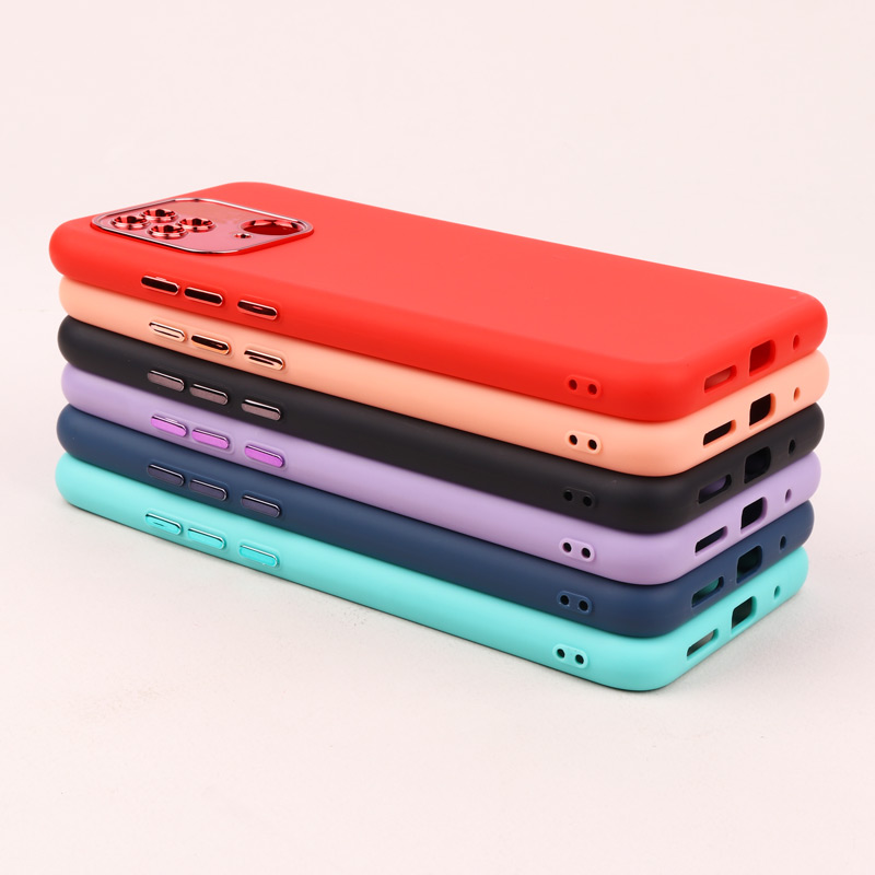 قاب طرح سیلیکونی محافظ لنزدار براق Xiaomi Redmi 10C