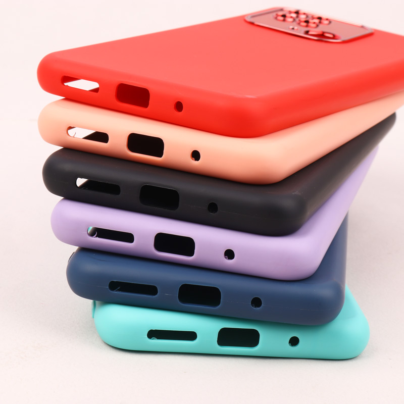 قاب طرح سیلیکونی محافظ لنزدار براق Xiaomi Redmi 10C