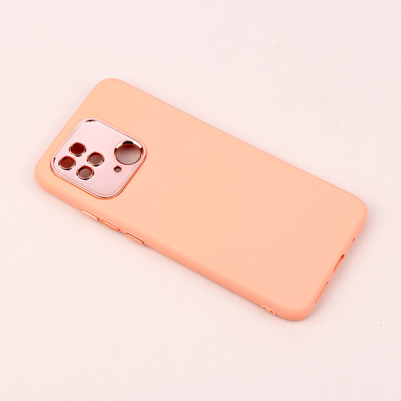 قاب طرح سیلیکونی محافظ لنزدار براق Xiaomi Redmi 10C