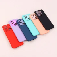 قاب طرح سیلیکونی محافظ لنزدار براق Xiaomi Redmi 10C