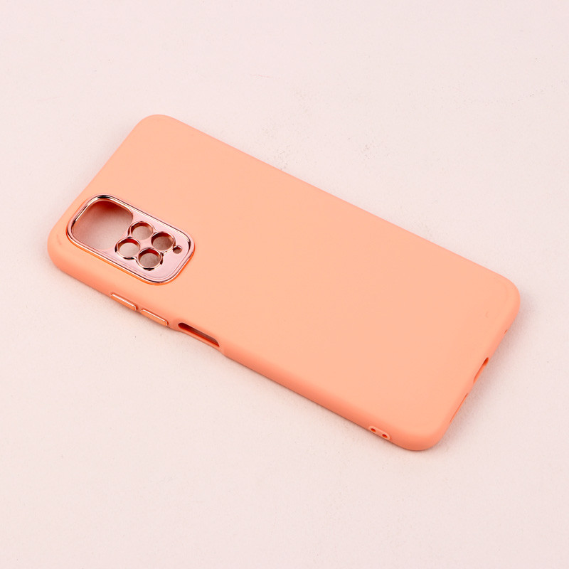 قاب طرح سیلیکونی محافظ لنزدار براق Xiaomi Redmi Note 11 / 11s
