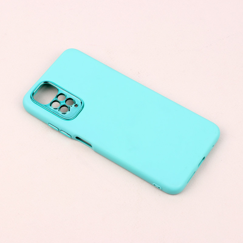 قاب طرح سیلیکونی محافظ لنزدار براق Xiaomi Redmi Note 11 / 11s