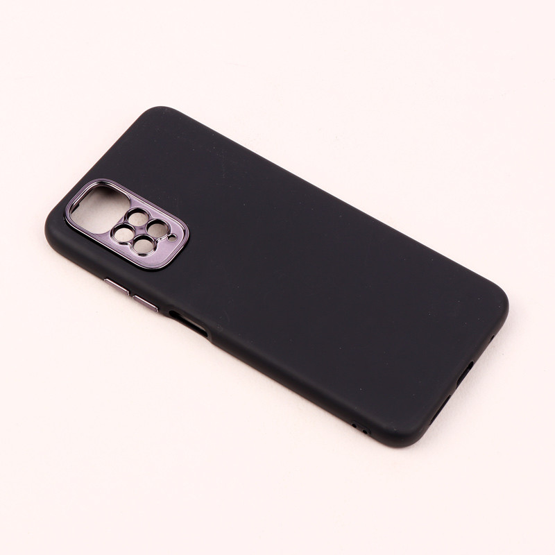 قاب طرح سیلیکونی محافظ لنزدار براق Xiaomi Redmi Note 11 / 11s