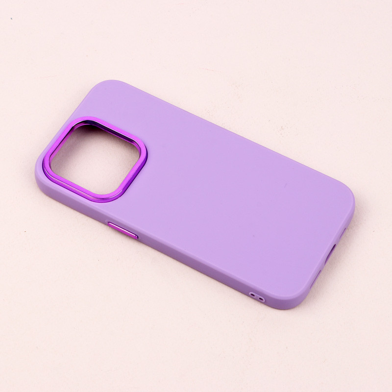 قاب طرح سیلیکونی براق iPhone 14 Pro