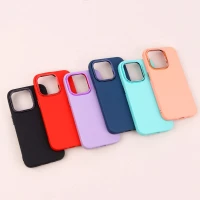 قاب طرح سیلیکونی براق iPhone 14 Pro