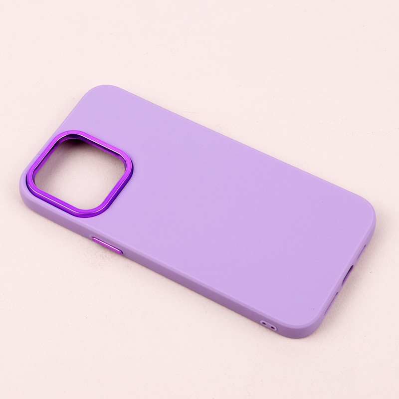 قاب طرح سیلیکونی براق iPhone 14 Pro Max