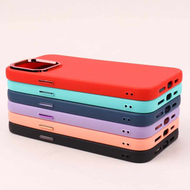 قاب طرح سیلیکونی براق iPhone 14 Pro Max
