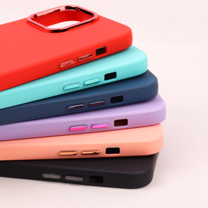 قاب طرح سیلیکونی براق iPhone 14 Pro Max