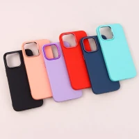 قاب طرح سیلیکونی براق iPhone 14 Pro Max