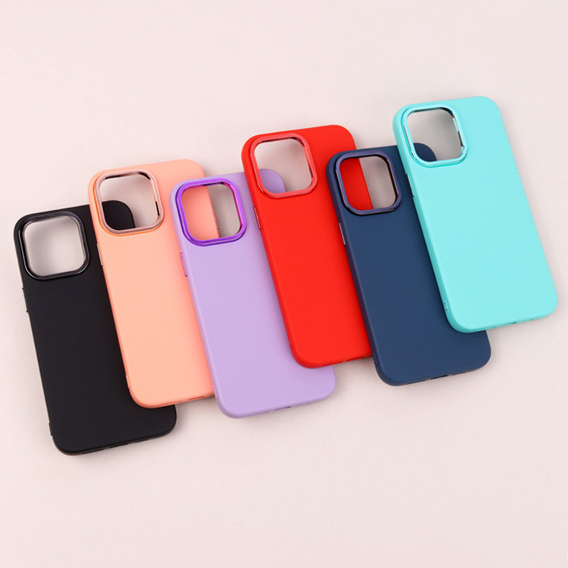 قاب طرح سیلیکونی براق iPhone 14 Pro Max