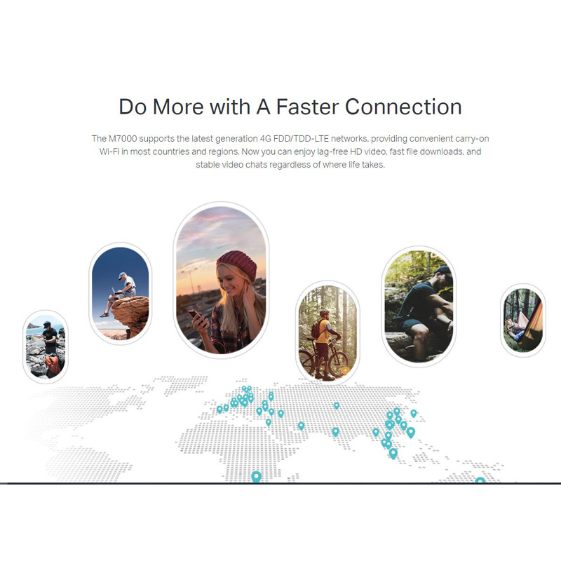 مودم همراه سیمکارتی 4G LTE تی پی لینک M7000