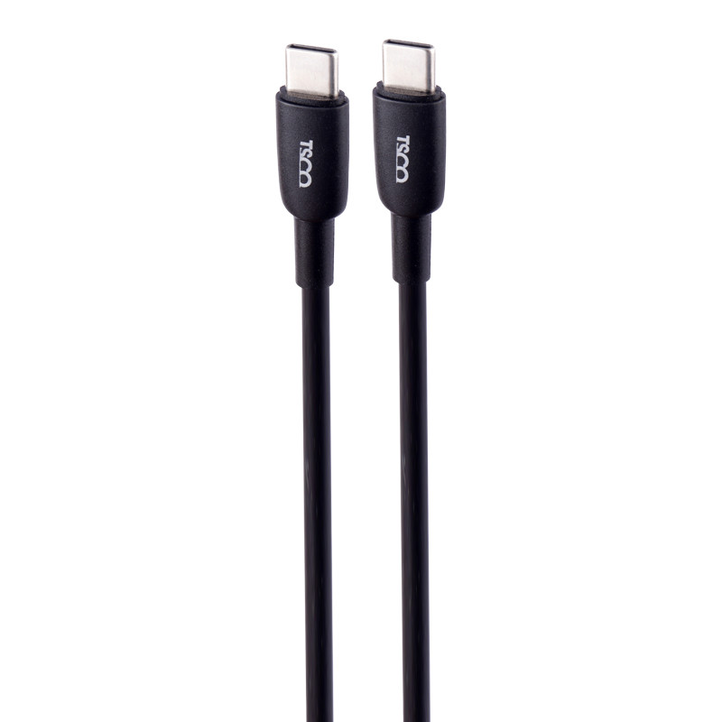 شارژر دیواری فست شارژ TSCO TTC 67 GaN 2Port QC3 PD 5A 65W Type-C + کابل تبدیل تایپ سی