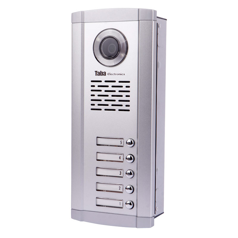 پنل آیفون تصویری تابا الکترونیک 5 واحدی عمودی TVP-1820