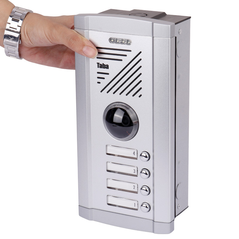 پنل آیفون تصویری تابا الکترونیک 4 واحدی TVP-1820