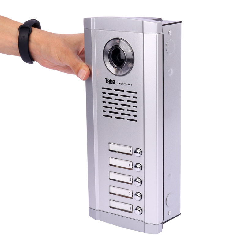پنل آیفون تصویری تابا الکترونیک 5 واحدی عمودی TVP-1820