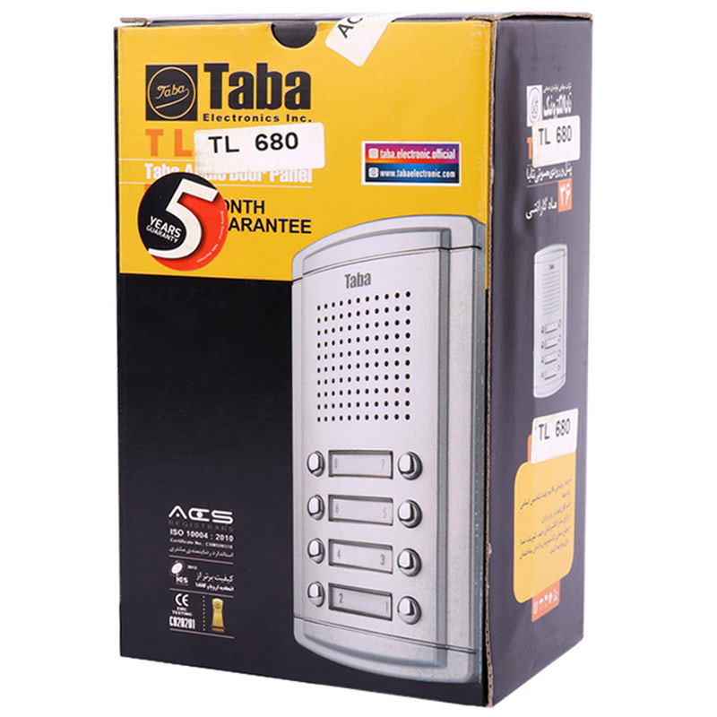 پنل آیفون صوتی تابا الکترونیک 3 واحدی TL-680