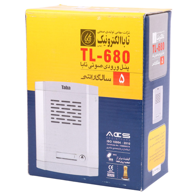 پنل آیفون صوتی تابا الکترونیک 1 واحدی TL-680