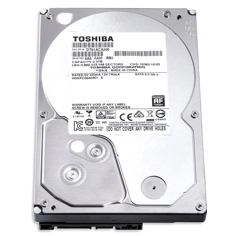 هارد اینترنال توشیبا Toshiba DT01ACA200 2TB