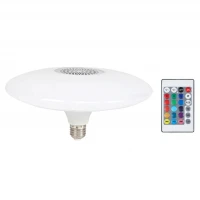 لامپ LED اسپیکر دار بلوتوثی UFO 24W E27 + ریموت کنترل
