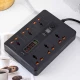 چند راهی 6 خانه ارت دار وریتی PS-3113 با کابل 2 متری+ شارژر USB و Type-C