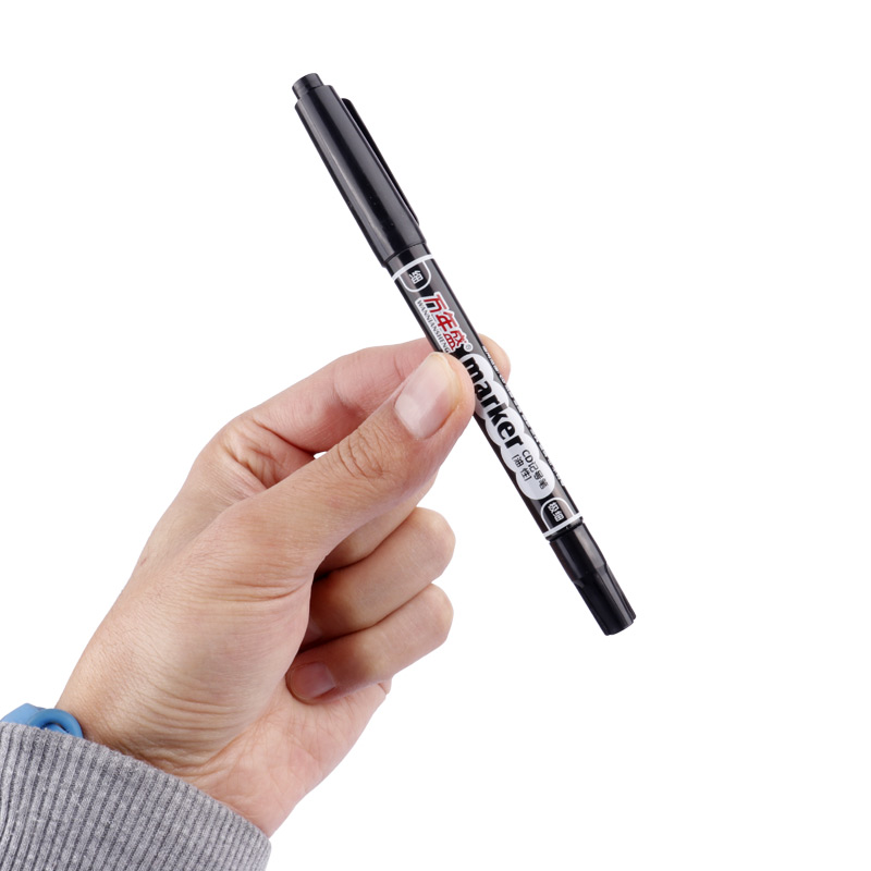ماژیک CD دو سر Marker W-168 بسته 10 عددی