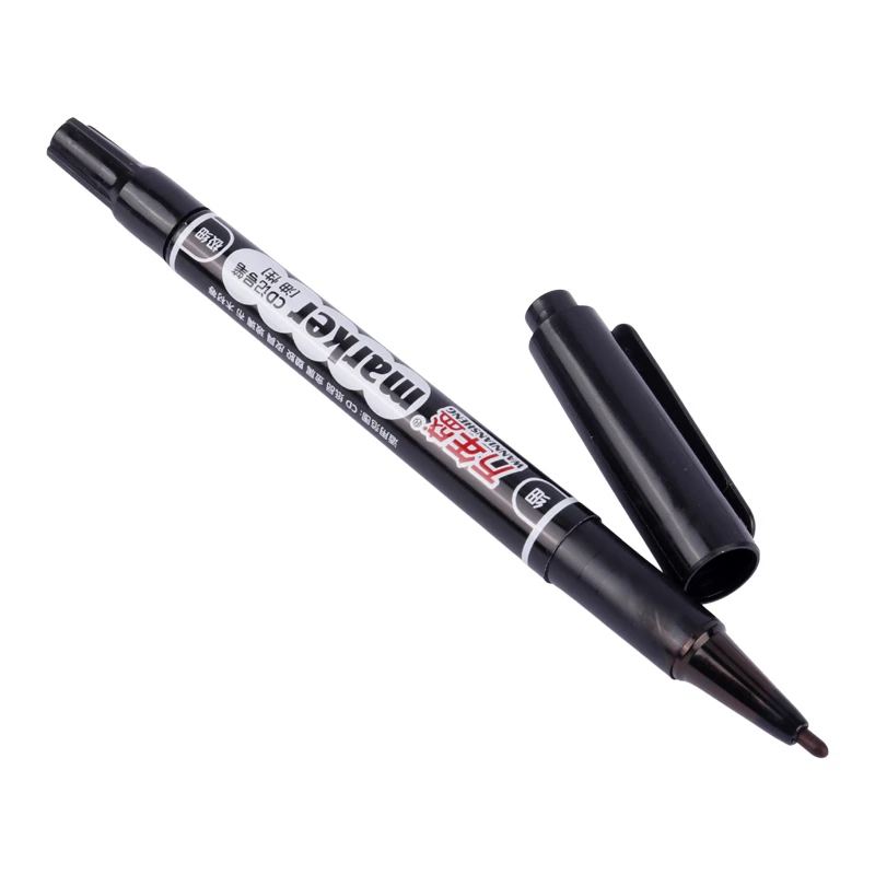 ماژیک CD دو سر Marker W-168 بسته 10 عددی