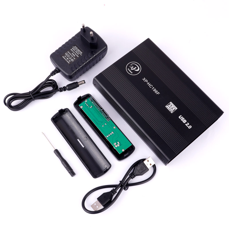 باکس هارد 3.5 اینچی HDD ایکس پی پروداکت XP-HC196 + آداپتور
