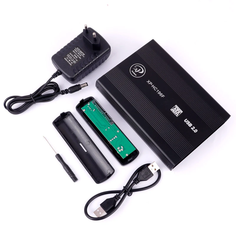 باکس هارد 3.5 اینچی HDD ایکس پی پروداکت XP-HC196 + آداپتور