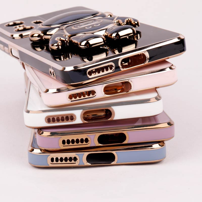 قاب براق My Case استند آدمکی محافظ لنزدار Xiaomi 11T / 11T Pro