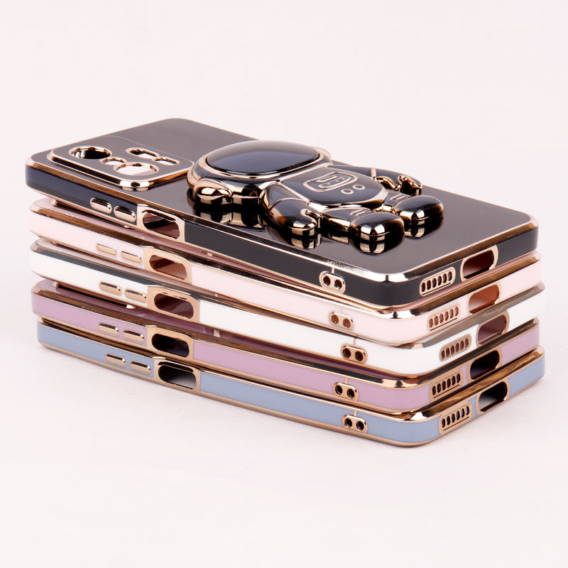 قاب براق My Case استند آدمکی محافظ لنزدار Xiaomi 11T / 11T Pro