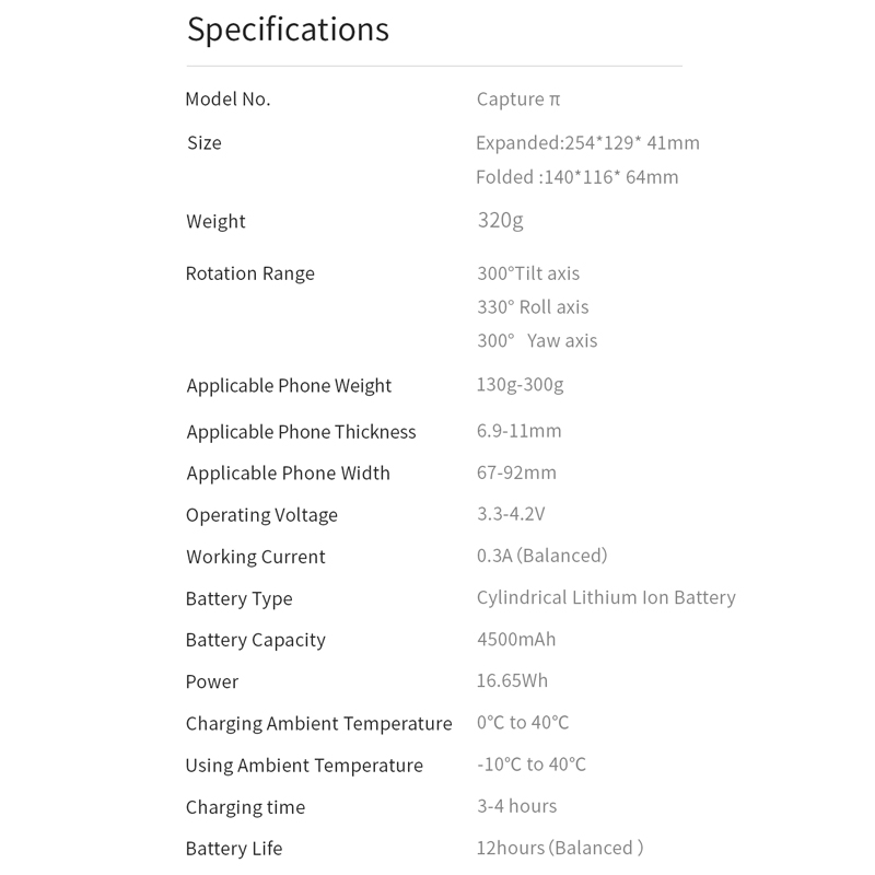 گیمبال موبایل Xiaomi Funsnap Capture pi