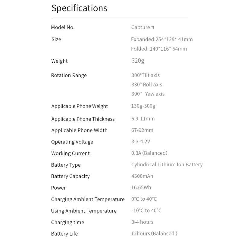 گیمبال موبایل Xiaomi Funsnap Capture pi