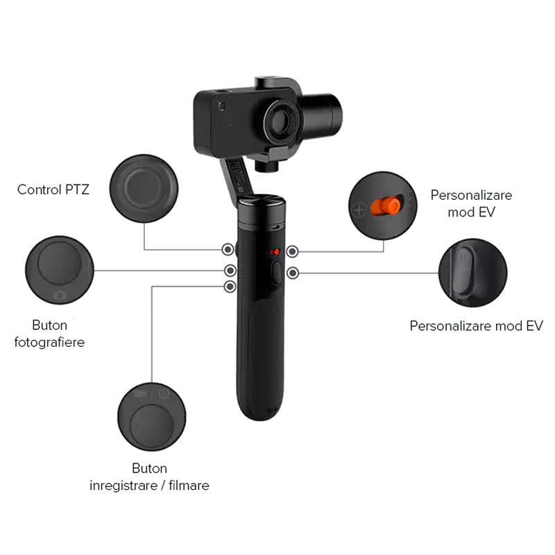 گیمبال دوربین ورزشی Xiaomi Mijia Mi Action Camera Handheld Gimbal