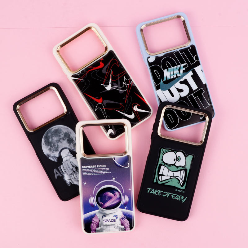 قاب طرحدار دور لنز فلزی Xiaomi Poco M4 Pro