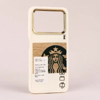 قاب طرحدار Starbucks دور لنز فلزی Xiaomi Poco M4 Pro