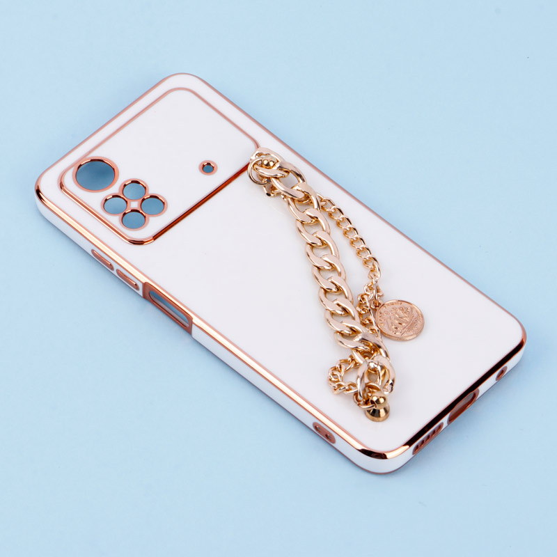قاب My Case محافظ لنزدار + آویز دستی کارتیر Xiaomi Poco M4 Pro 5G